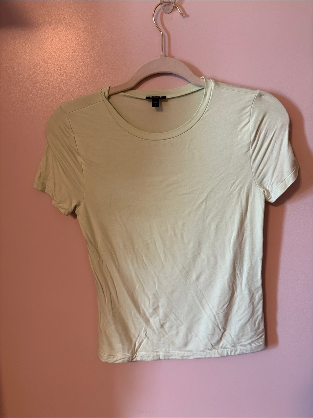 Express Fitted Tee Mint Green
